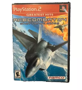 Ace Combat 4 PS2 CIB Shattered Skies Sony PlayStation 2 CIB Greatest Hits - Picture 1 of 4