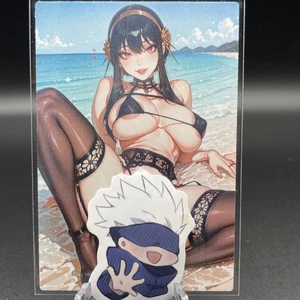 Yor Forger Anime Waifu Card Doujin ACG Goddess Holo - Picture 1 of 4