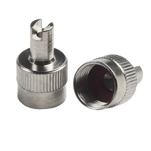 8pcs Car Valve Key Valve Cap With Key Valve Extractor High Quality Valve Cap - Picture 1 of 12