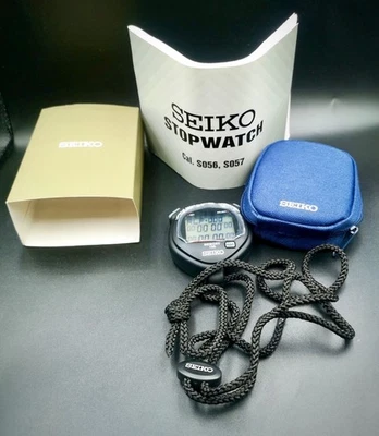 Bonito cronómetro digital de cuarzo Seiko S056-4000. Vienen con caja original. Foto 1 de 4