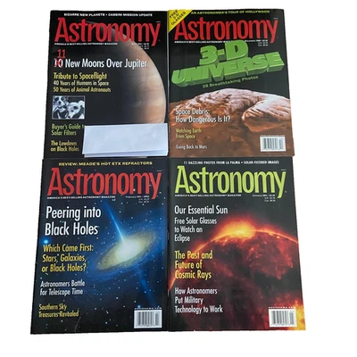 Astronomy Magazine Lot of 4 Issues 2000-2001 - Image 1 of 4
