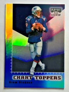 Drew Bledsoe 1999 Playoff Momentum SSD Chart Toppers #CT24 New England Patriots - Foto 1 di 2