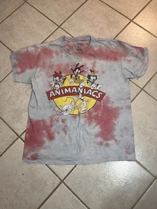 Camiseta Tie Dye Animaniacs Looking Años 90 Pinky & the Brain Unisex Talla M/L - Imagen 1 de 6