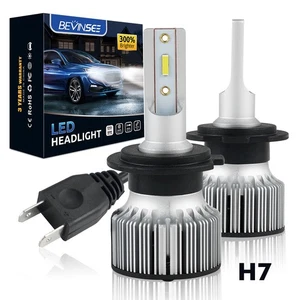 2x H7 LED Headlight Bulbs 6000K White Low Beam For Mercedes Vito W447 2014-2024 - Picture 1 of 10