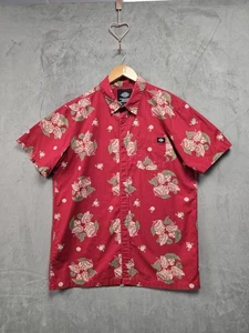 Dickies camicia uomo manica corta media vestibilità regolare stampa floreale rossa - Foto 1 di 11