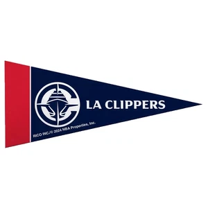 Los Angeles Clippers Mini Pennants, 4" x 9" LA NBA Wall Dorm Decor Felt Flag - Picture 1 of 1