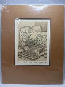 GRABADO REAL MUSGRAVE “Office Help” firmado 1988 #121/150 Dragon Fantasy A9 - Imagen 1 de 11