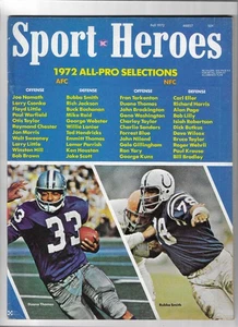 Fall 1972 issue of Sports Heroes Magazine Duane Thomas Bubba Smith front cover - Picture 1 of 2