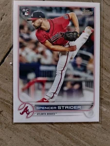 2022 Topps Spencer Strider Rookie Card - Picture 1 of 2
