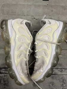 Nike Air VaporMax Plus Men's Size 9.5 Running Shoes White Pure Platinum - Picture 1 of 5