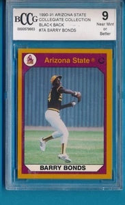 Colección Colegiata Barry Bonds Arizona State 1990 BCCG 9 casi nuevo #9663 - Imagen 1 de 2