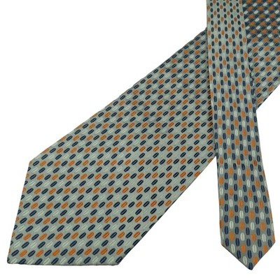 Corbata Farentino Ferre Gris Seda Geométrica Italia (Impuesto de Importación de Estados Unidos Incluido) Foto 1 de 4