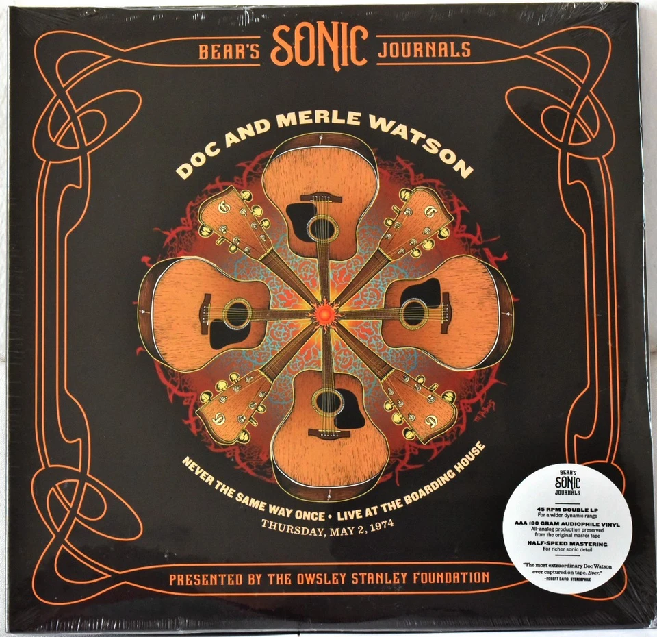 AUDIOPHILE OSF-V1 Half Speed DOC & MERLE WATSON "Never Same Way-Live" #2LP 45 SS - Image 1 of 2