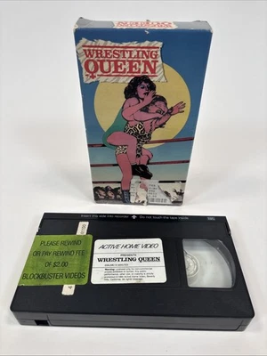 Wrestling Queen (VHS 1985) Burbank Video SP Vivian Vachon Andre the Giant, Cover - Imagem 1 de 4