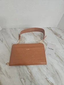 Calpak Travel Croc Wallet - Cognac - Picture 1 of 9