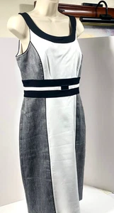 WHITE HOUSE BLACK MARKET Women's Fully Lined Size 8 Sleeveless Dress Z-58 - Picture 1 of 12