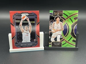 Brittney Griner 2024 Panini Prizm WNBA Neon Green Prizm /75 & Red Prizm /199 Lot - Picture 1 of 7