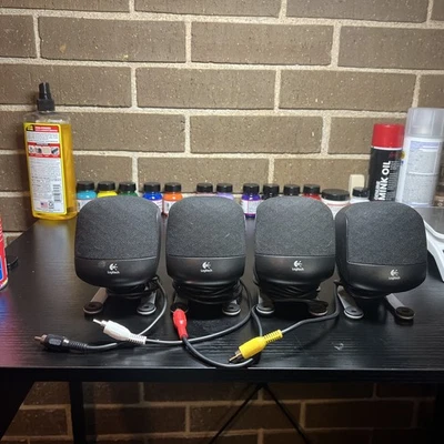 Logitech Z-640 Computer Lautsprecher. Vorne Rechts, Vorne Links, Hinten Links, Hinten Rechts - Bild 1 von 4