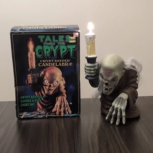 Tales From The Crypt Candelabra Crypt Keeper Light Up Halloween 1996 - Picture 1 of 4