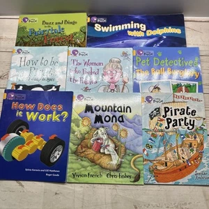 Collins Big Cat School Band 9 Gold Home Schooling Reading Book Bundle Set Lot x8 - Picture 1 of 20
