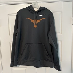 Texas Longhorns Hoodie Herren Large grau Nike Therma Fit Pullover - Bild 1 von 5