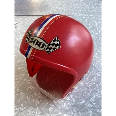 Casco de carreras vintage Gay Toys 500 RARO Nascar Indy EE. UU. motocicleta plástico Foto 1 de 4
