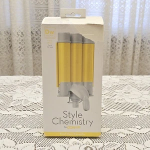 New Conair Style Chemistry 1¼” Triple Barrel Hair Deep Waver Attachment For Base - Picture 1 of 9
