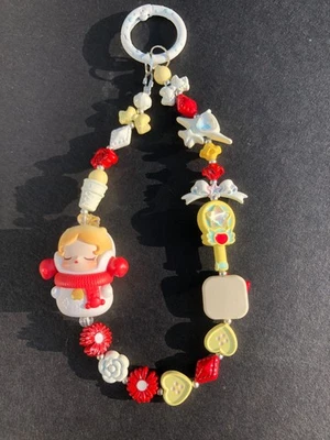 Authentic Pop Mart SKULL PANDA Charm Handmade Purse Charm Key chain for Her - Image 1 of 4