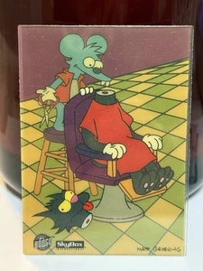 RARE! 1993 THE SIMPSONS Trading Cards 3-card Itchy & Scratchy Cel Set Skybox - Picture 1 of 5