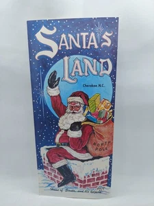Seltene Vintage Santa’s Land Home Of Santa & His Helpers Broschüre in Cherokee, NC - Bild 1 von 5