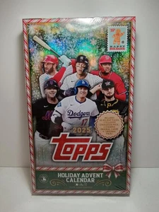 2025 TOPPS MLB BASEBALL HOLIDAY ADVENT CALENDAR NEW SEALED - Picture 1 of 3