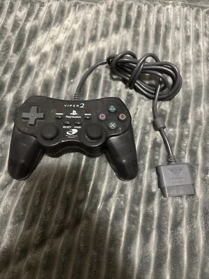 Nyko Viper 2 controller For Sony PS2 PS1 playstation 1 2 Transparent smoke - Image 1 of 4