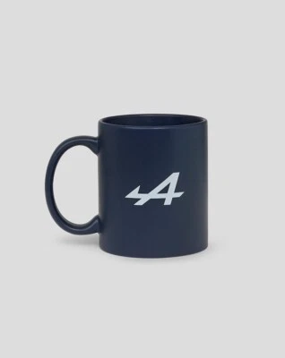 Alpine F1 Team Official Ceramic Logo Coffee Mug Navy Blue White - Image 1 of 2