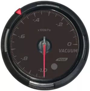 60MM/2.5'' Vacuum Gauge with Sender -100-0kpa Racing Instrument 64 Colors Option - Picture 1 of 12