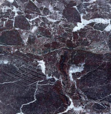 Rosso Levanto 4x4 telha tombada mármore remodelação piso de pedra parede 9 azulejos T-98A - Imagem 1 de 4