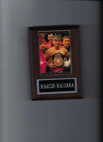 MARCOS MAIDANA PLAQUE BOXING CHAMPION WITH BELT Cover