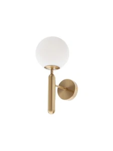 Wall Light Modern Design Brass With Sphere Glass 1 Light RD-0689 - Picture 1 of 2