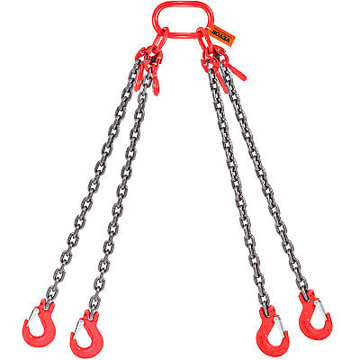 VEVOR Chain Sling G80 Lifting Chain With Grab Hooks 11000lbs Load 5/16'' X 5' • 89.99$