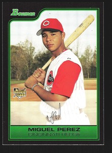 2006 Bowman Baseball Rookie Card #212 Miguel Perez