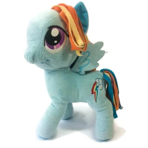 My Little Pony Rainbow Dash Plush 11" Tall Stuffed Animal Toy Cloth Hair Hasbro - Picture 1 of 11