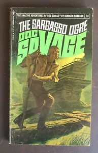 DOC SAVAGE #18 BANTAM 11320 THE SARGASSO OGRE KENNETH ROBESON JAMES BAMA CVR VG - Picture 1 of 1