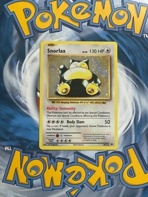 MEGA RARE 2016 Snorlax XY179 Promo Pokemon Holo Foil Refractor Pokémon Card 👍 - Image 1 of 4