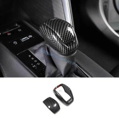 For Toyota Venza Harrier 2021-2024 Center Console Gear Shift Knob Carbon Fiber - Изображение 1 из 4