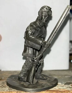 Zinnfigur 1975 The Franklin Mint The Trapper 4" groß - Bild 1 von 8
