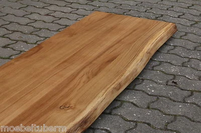 Sink Table Top Plate Oak Wild Solid Wood with Tree Edge NEW Glued Wood