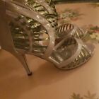 Women's Ladies High Heels Ankle Strap Sexy Open Toe Sandals Shoes UK 7.worn once