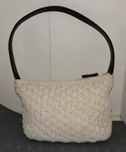 Borsa donna Crazy Horse A Liz Claiborne Company in maglia all'uncinetto - Foto 1 di 9