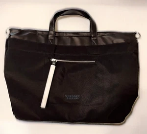 Versace Parfums Limited Edition Black Shoulder Tote Bag New Unused - Picture 1 of 13