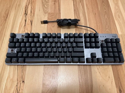 Logitech K845 TTC Brown Switch Mechanical Illuminated Keyboard 920009862 READ - Image 1 of 3