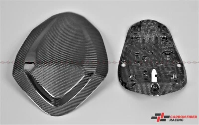 Funda de asiento de fibra de carbono para Triumph Street Triple 2017-2019 Foto 1 de 3